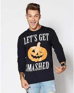 Buy ⭐ Let's Get Smashed Long Sleeve T 👕 Shirt ✨ -EASY Come EASY GO-shop 01353580 a