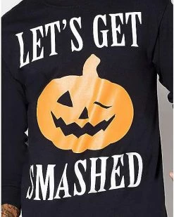 Buy ⭐ Let's Get Smashed Long Sleeve T 👕 Shirt ✨ -EASY Come EASY GO-shop 01353580 c