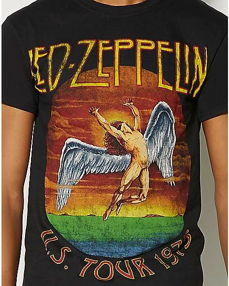 Budget ๐ U.S. Tour 1975 Led Zeppelin Vintage T ๐ shirt ๐ฅ 4 Budget ๐ U.S. Tour 1975 Led Zeppelin Vintage T ๐ shirt ๐ฅ - Image 2