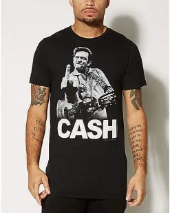 Discount 🔥 Finger Johnny Cash T 👕 Shirt 👏