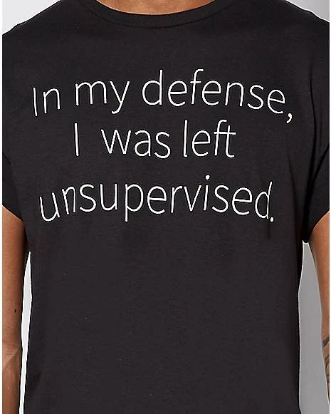 Best Sale 🔔 Left Unsupervised T 👕 Shirt 🎉 4 Best Sale 🔔 Left Unsupervised T 👕 Shirt 🎉 - Image 2