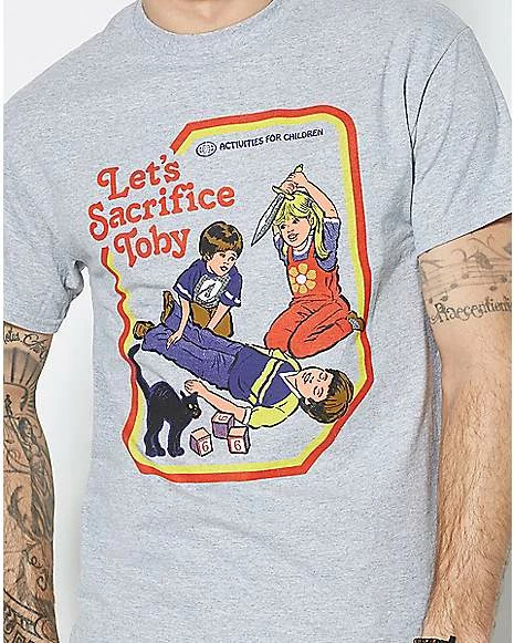 Wholesale ๐ Let's Sacrifice Toby T ๐ Shirt - Steven Rhodes ๐ฏ 4 Wholesale ๐ Let's Sacrifice Toby T ๐ Shirt - Steven Rhodes ๐ฏ - Image 2