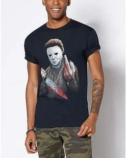 Best Sale 😉 Middle Finger Michael Myers T 👕 Shirt - 💀 Halloween 😉