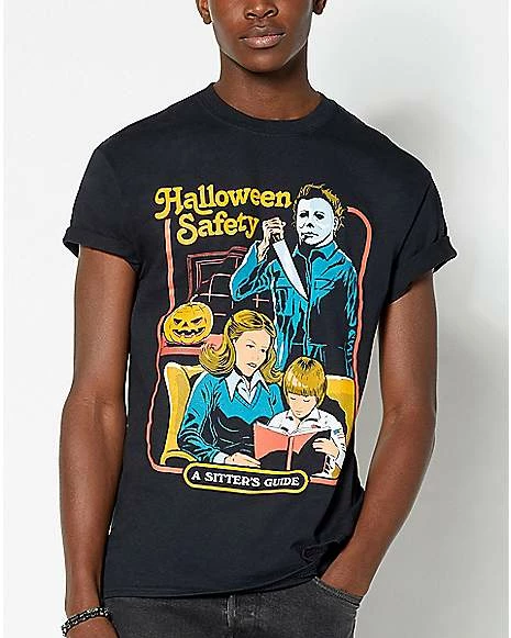 Deals 🎉 Michael Myers 🦇 Halloween Safety T 👕 Shirt - Steven Rhodes ✨ 3 Deals 🎉 Michael Myers 🦇 Halloween Safety T 👕 Shirt - Steven Rhodes ✨