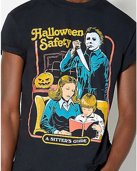 Deals 🎉 Michael Myers 🦇 Halloween Safety T 👕 Shirt - Steven Rhodes ✨ 4 Deals 🎉 Michael Myers 🦇 Halloween Safety T 👕 Shirt - Steven Rhodes ✨ - Image 2