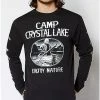 Best Sale 😉 Camp Crystal Lake Long Sleeve T 👕 Shirt - Friday the 13th ✨