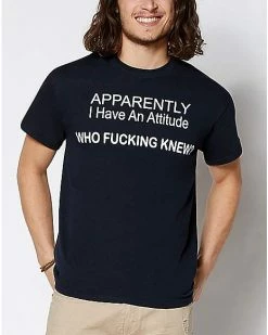 Budget 👍 Apparently I Have An Attitude T 👚 Shirt 🤩