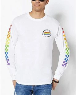 Cheap ❤️ Rainbow Checkered Pride T 👕 Shirt 🎁