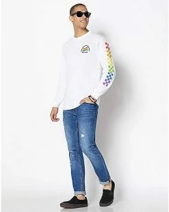 Cheap ❤️ Rainbow Checkered Pride T 👕 Shirt 🎁 -EASY Come EASY GO-shop 03494291 c