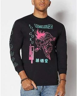 Discount 🧨 Son Goku Dragon Ball Z Long Sleeve T 👕 Shirt 👍