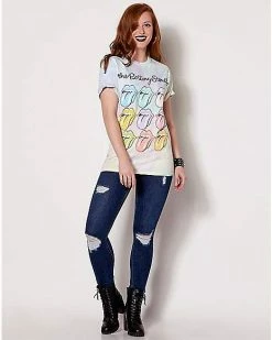 Cheap 🛒 Tie Dye Pastel The Rolling Stones T 👕 Shirt ⭐ -EASY Come EASY GO-shop 03544517 c