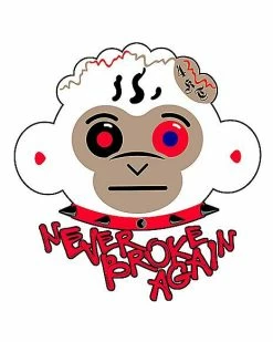 Discount 👍 Never Broke Again Monkey Head T 👕 Shirt - NBA YoungBoy ✨ -EASY Come EASY GO-shop 03605821 art
