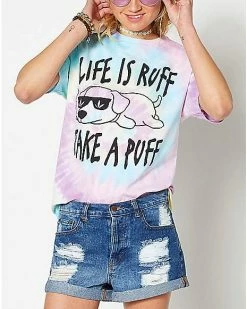 Best reviews of 😉 Tie Dye Take A Puff T 👕 Shirt 🥰 -EASY Come EASY GO-shop 03613742 d