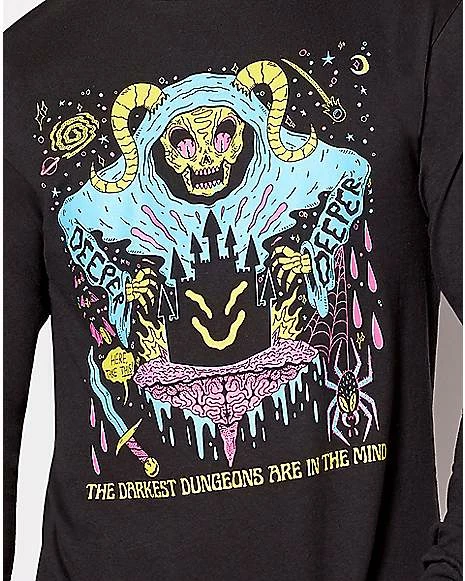 Outlet 🤩 Darkest Dungeons Are In The Mind Long Sleeve T 👕 Shirt 🛒 4 Outlet 🤩 Darkest Dungeons Are In The Mind Long Sleeve T 👕 Shirt 🛒 - Image 2