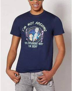 New 😍 I'm Not Arguing T 👚 Shirt - Rick and Morty 🔥