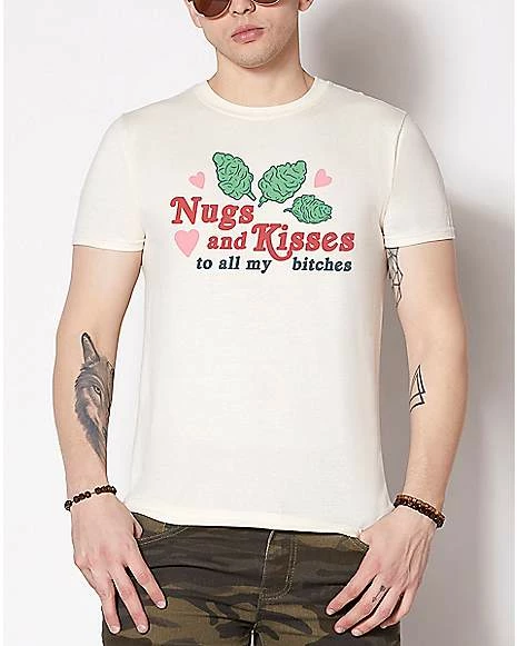 Promo ๐ Nugs and Kisses T ๐ Shirt ๐ 3 Promo ๐ Nugs and Kisses T ๐ Shirt ๐