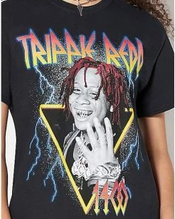 Best Sale 😀 Lightning T 👚 Shirt - Trippie Redd 💯 -EASY Come EASY GO-shop 03697794 f