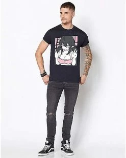 Cheapest 😍 Pink Bra Girl T 👕 Shirt - Bad Habits 🛒 -EASY Come EASY GO-shop 03721628 c