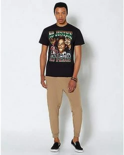 Discount ❤️ No Justice No Peace Malcolm X T 👚 Shirt 👍 -EASY Come EASY GO-shop 03725777 c