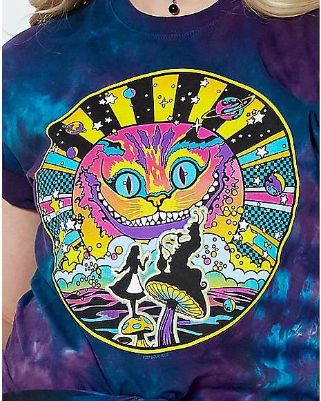 Brand new 🥰 Tie Dye Cheshire Cat T 👚 Shirt ⭐ 4 Brand new 🥰 Tie Dye Cheshire Cat T 👚 Shirt ⭐ - Image 2