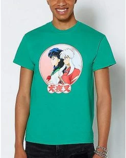 Budget 🤩 Inuyasha and Kagome T 👚 Shirt - Inuyasha 🛒