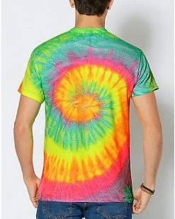 New 🔥 Tie Dye Floating Mushrooms T 👕 Shirt 🎉 -EASY Come EASY GO-shop 03742061 d