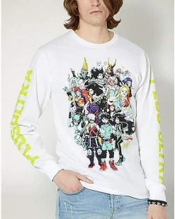 Coupon ⭐ My Hero Academia Characters Long Sleeve T 👕 Shirt ✨