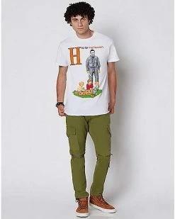 New ✔️ H is for 🦇 Halloween T 👕 Shirt - 🦇 Halloween 🥰 -EASY Come EASY GO-shop 03756913 c