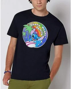 Hot Sale ❤️ Ohana Means Family Stitch Pride T 👕 Shirt - Lilo & Stitch ⌛