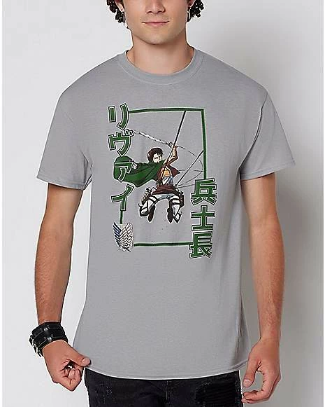 Promo 🥰 Levi T 👚 Shirt - Attack on Titan 💯 3 Promo 🥰 Levi T 👚 Shirt - Attack on Titan 💯