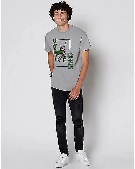 Promo 🥰 Levi T 👚 Shirt - Attack on Titan 💯 5 Promo 🥰 Levi T 👚 Shirt - Attack on Titan 💯 - Image 3