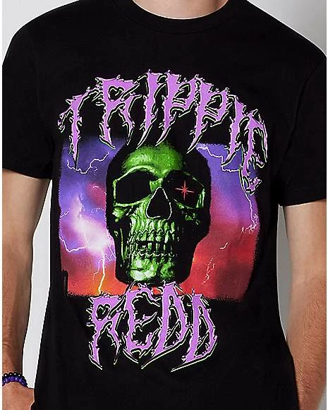 Discount ๐ฅ Skull and Lightning Trippie Redd T ๐ Shirt ๐งจ 4 Discount ๐ฅ Skull and Lightning Trippie Redd T ๐ Shirt ๐งจ - Image 2