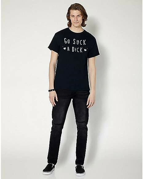 Cheap ๐ Go Suck a Dick T ๐ Shirt โ 5 Cheap ๐ Go Suck a Dick T ๐ Shirt โ - Image 3