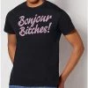 Brand new ✔️ Bonjour Bitches T 👕 Shirt 🧨 -EASY Come EASY GO-shop 03767357 a