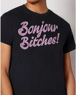 Brand new ✔️ Bonjour Bitches T 👕 Shirt 🧨 -EASY Come EASY GO-shop 03767357 b