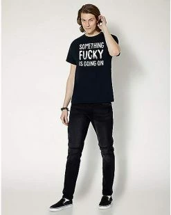 Flash Sale 💯 Something Fucky T 👚 Shirt 🛒 -EASY Come EASY GO-shop 03767480 c