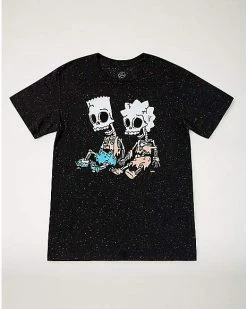 Best reviews of 🔥 Bart and Lisa Skeletons T 👚 Shirt - The Simpsons 🎁