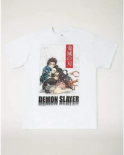 Outlet 🔔 Couple Demon Slayer T 👕 Shirt 🎁