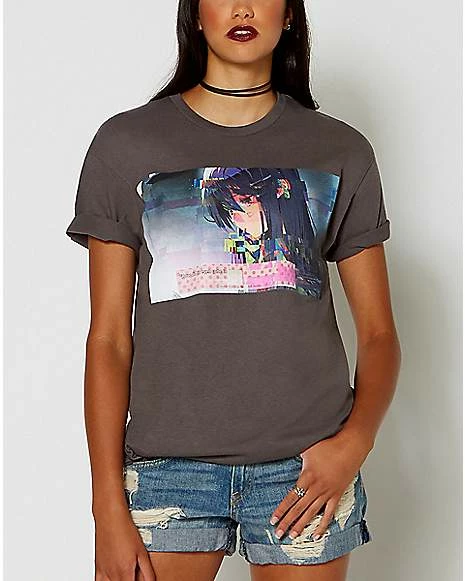 Coupon โญ Yuri Glitch T ๐ Shirt - Doki Doki Literature Club ๐ 3 Coupon โญ Yuri Glitch T ๐ Shirt - Doki Doki Literature Club ๐