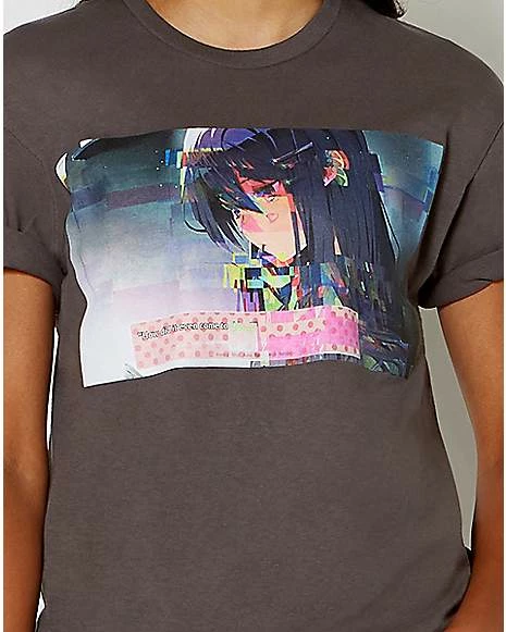 Coupon โญ Yuri Glitch T ๐ Shirt - Doki Doki Literature Club ๐ 4 Coupon โญ Yuri Glitch T ๐ Shirt - Doki Doki Literature Club ๐ - Image 2