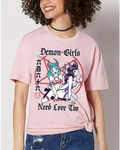 Buy 🛒 Demon 👧 Girls Need Love Too T 👕 Shirt 🤩