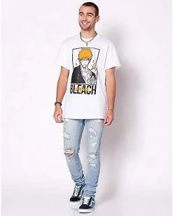 Deals 🔔 Ichigo Kurosaki T 👕 Shirt - Bleach 😀 -EASY Come EASY GO-shop 03804226 c