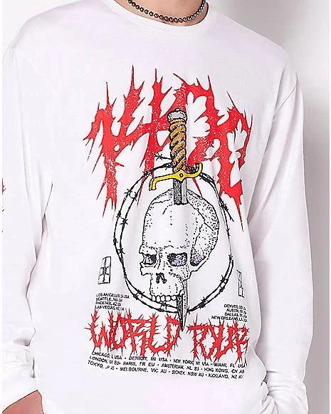 Wholesale ⭐ Vintage World Tour Long Sleeve 1400 Trippie Redd T 👕 Shirt 🤩 4 Wholesale ⭐ Vintage World Tour Long Sleeve 1400 Trippie Redd T 👕 Shirt 🤩 - Image 2