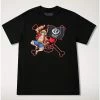 Flash Sale 🤩 Red Skull Luffy T 👕 Shirt - One Piece 🔥