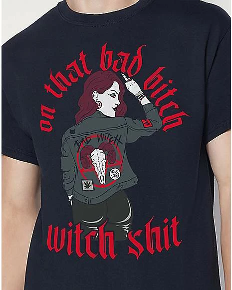Best deal 😀 Bad Bitch Witch T 👚 Shirt 🛒 4 Best deal 😀 Bad Bitch Witch T 👚 Shirt 🛒 - Image 2