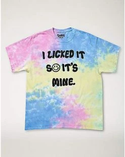 Best Pirce 😍 I Licked It So It's Mine Tie Dye T 👕 Shirt ❤️