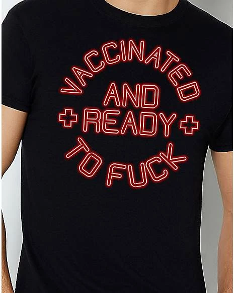 Best deal ✔️ Vaccinated and Ready T 👚 Shirt ⌛ 4 Best deal ✔️ Vaccinated and Ready T 👚 Shirt ⌛ - Image 2