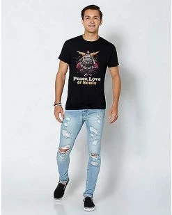 New 😀 Peace Love T 👕 Shirt - Eduely 💯 -EASY Come EASY GO-shop 03835899 c