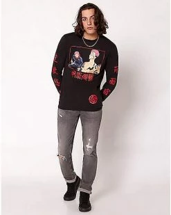 Promo 🎉 Jujutsu Kaisen Long Sleeve T 👚 Shirt ✔️ -EASY Come EASY GO-shop 03846789 c