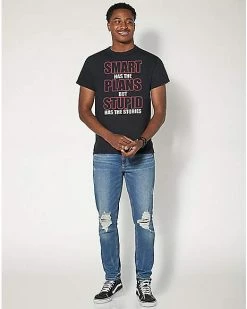 Outlet 😍 Smart Plans Stupid Stories T 👚 Shirt 💯 -EASY Come EASY GO-shop 03861671 c